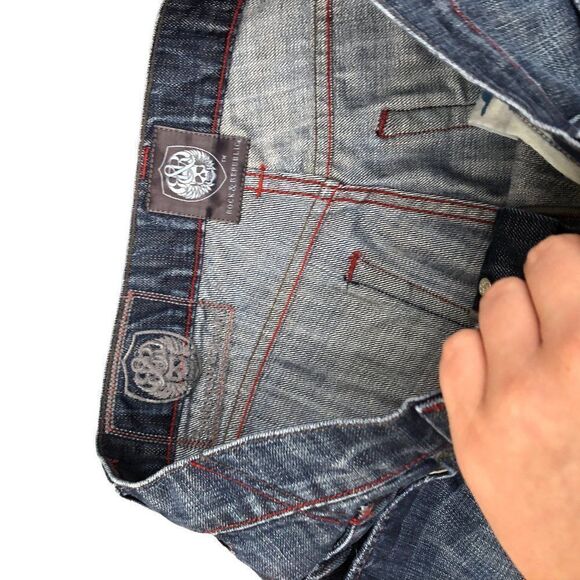 Rock & Republic Embroidered Jeans Size 31 FLOYD BLue - Picture 8 of 10